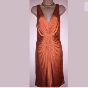 EUC Iodice rust orange dress medium